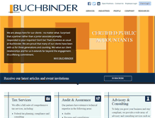 Tablet Screenshot of buchbinder.com